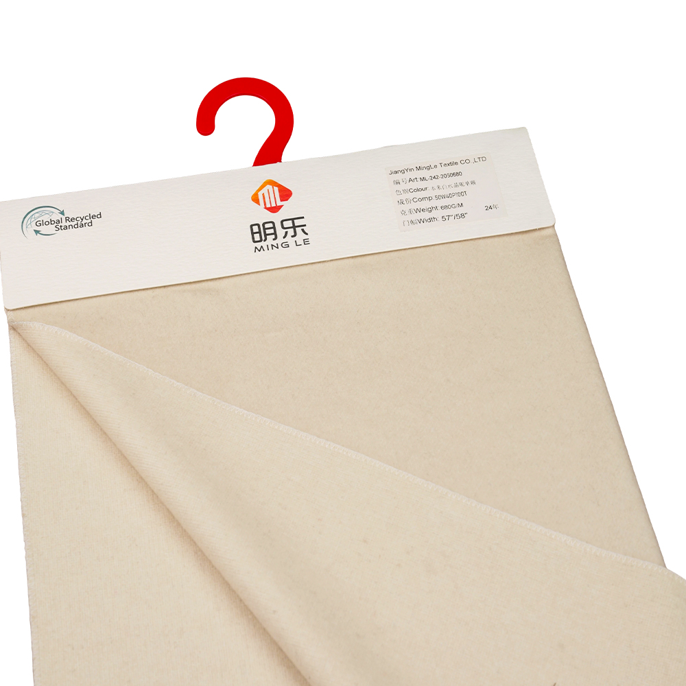 50 % lana, 40 % poliéster, 10 % otras fibras, 680 g/m, beige, revestimiento de una cara de lana cristal, ML-242-2050680