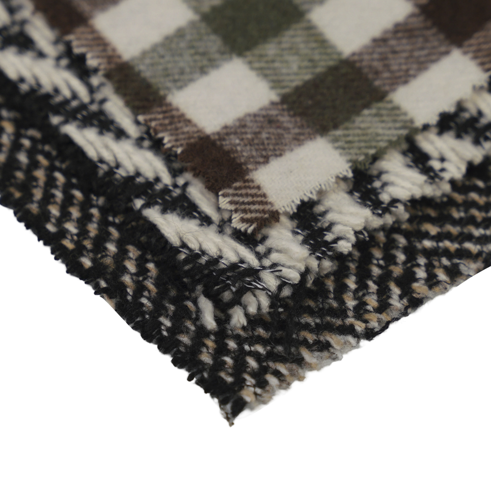 100 % otro, 720 g/m, clásico blanco y negro, hilo de tweed, ML-70230021-22090
