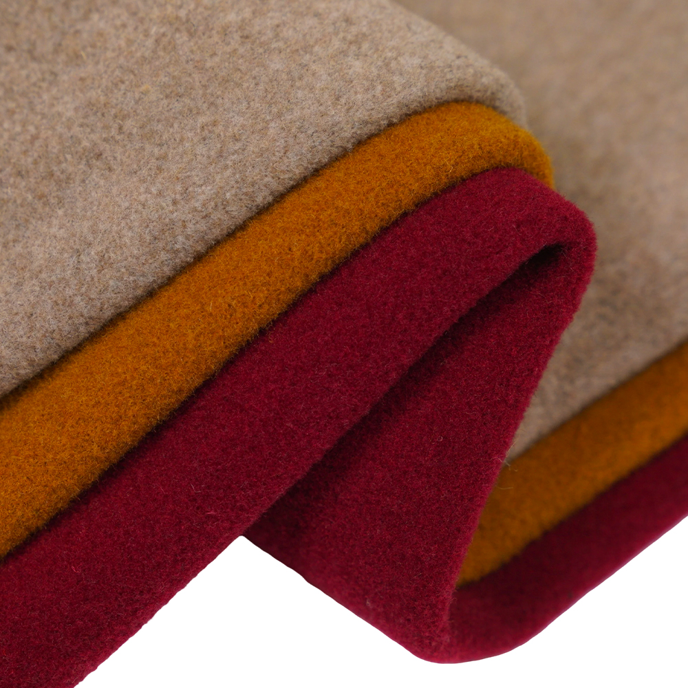 20 % lana, 70 % poliéster, 690 g/m, tono tierra, tejido de pelo, ML-2010384-4